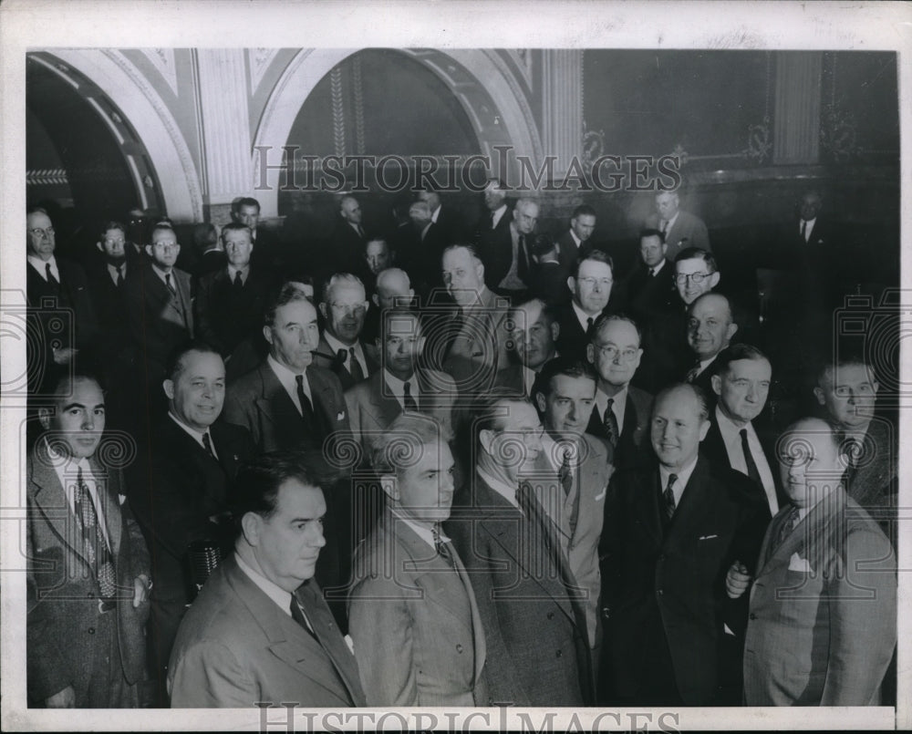 1943 Press Photo Crowd at Conference of Southern and Midwestern Governors Denver- Historic Images