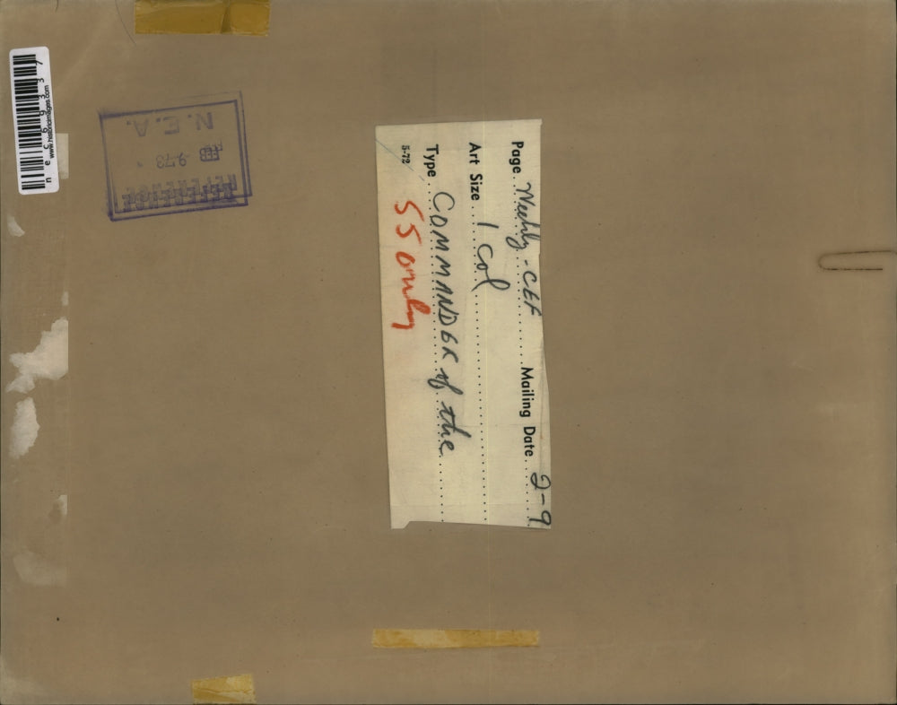 1973 Press Photo Major General Duncan a. McAlpine, Commander Canadian Military