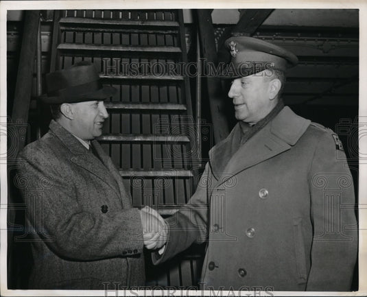 1942 Press Photo General David Torro Bolivian Purchase Commission and FJ Pearson