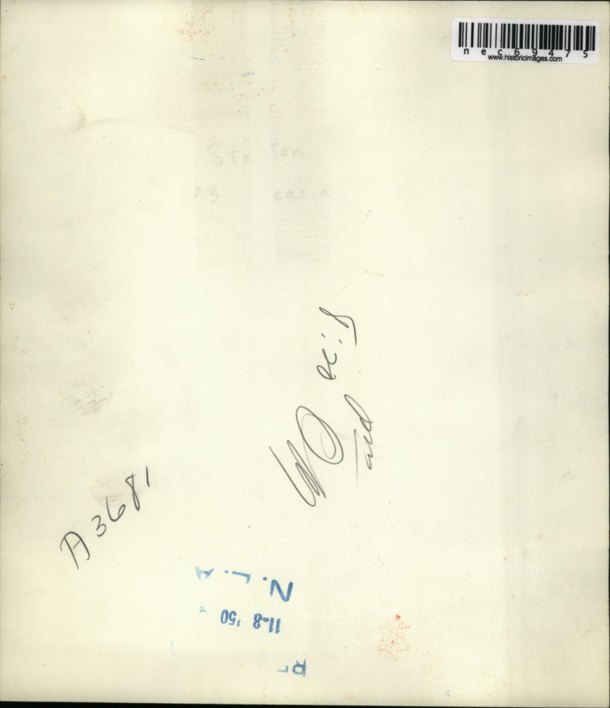 1950 Press Photo Rochester Transit Company bus pressed into service by police