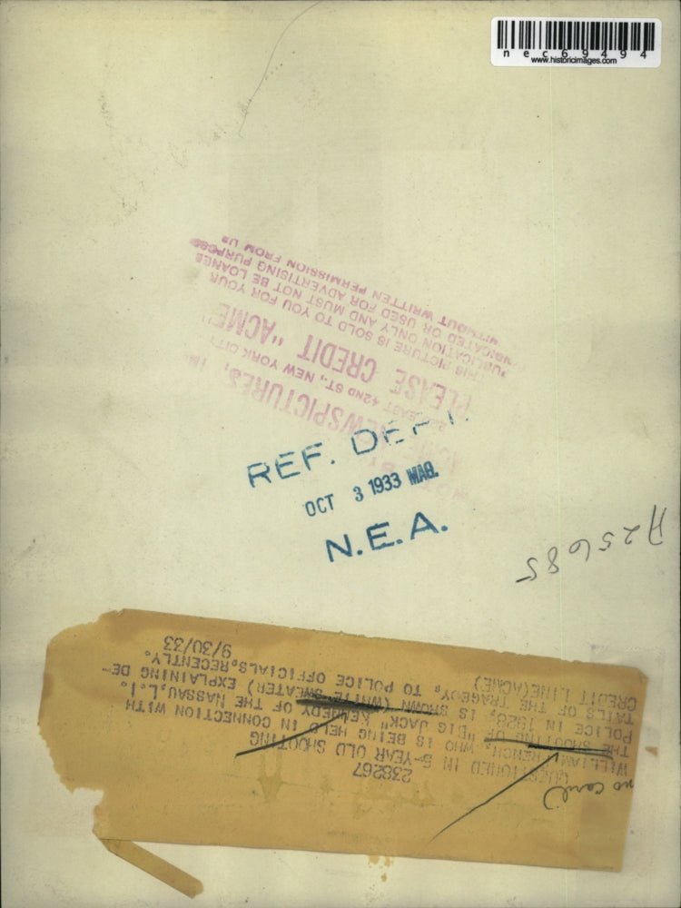 1933 Press Photo William French with 3 other men