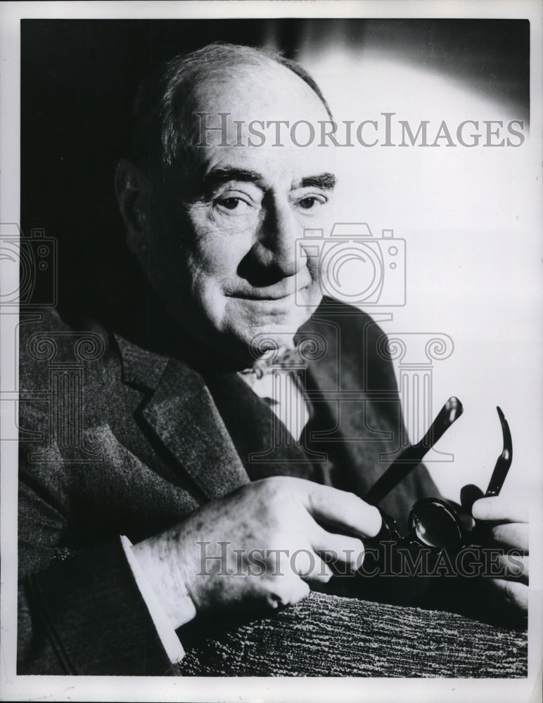 1960 Press Photo McCarthy Army Investigation Attorney Joseph Welch- Historic Images