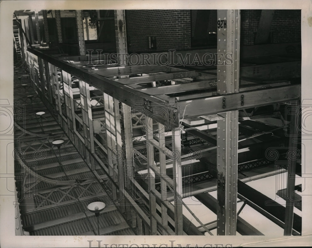 1940 Press Photo Old Betting ring at Belmont Park Race Track