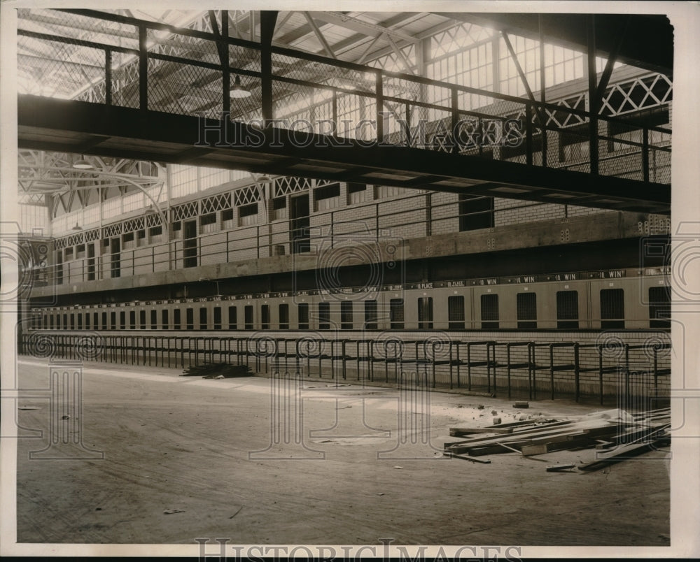 1940 Press Photo Belmont Park prepares for mutual betting