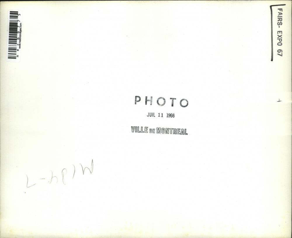 1966 Press Photo Fairs-Expo 1967 Building - nec69775