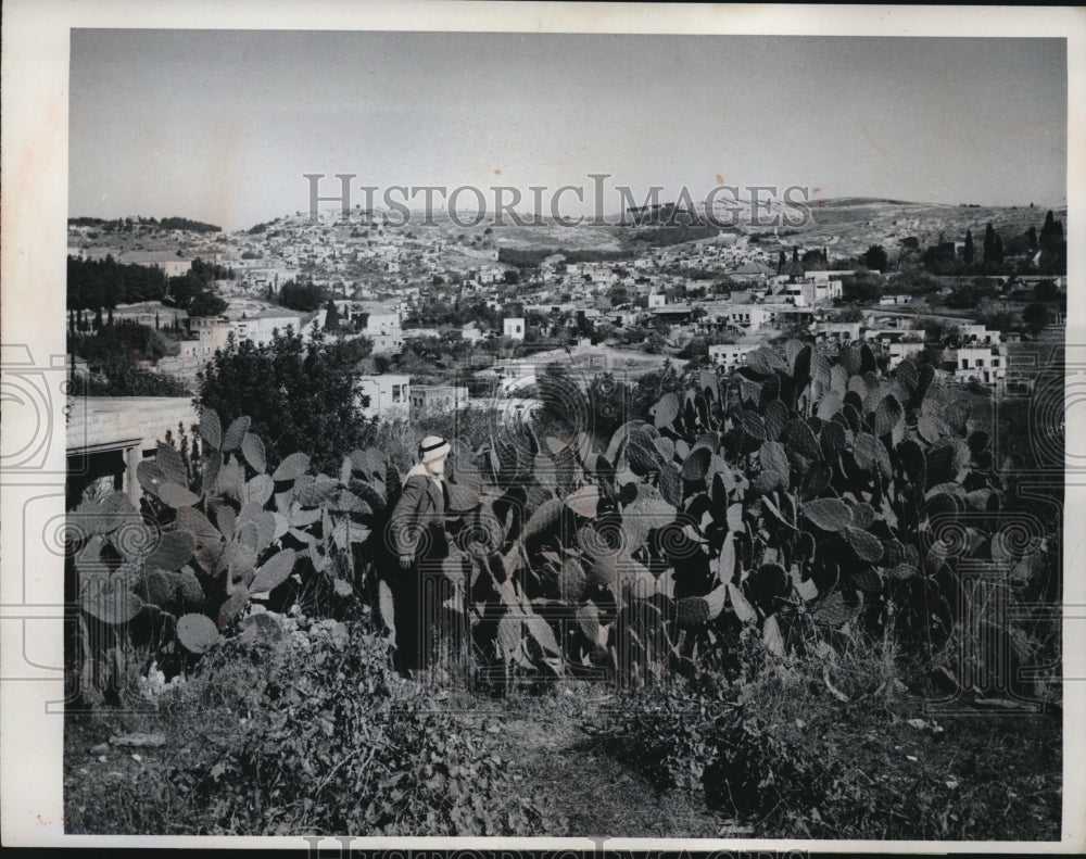 1963 Press Photo of the town of Nazareth in Israel - nec69877