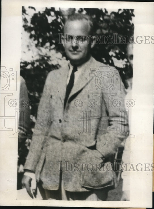 1932 Press Photo Kenneth G. Smith, Millionaire's Yacht Seized