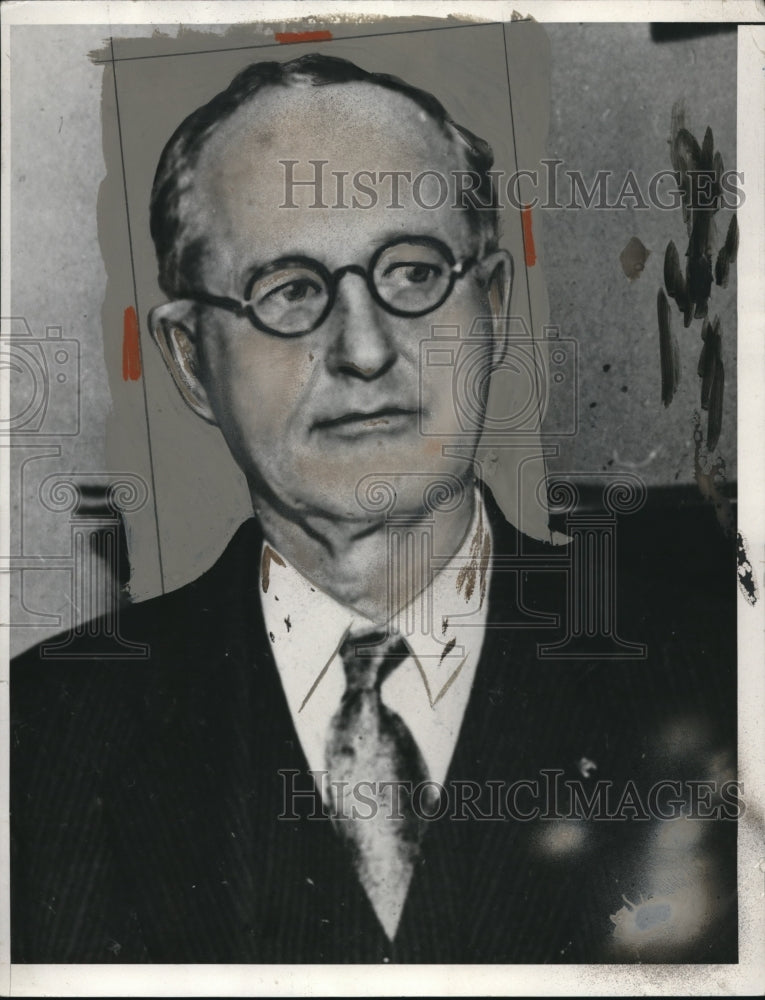 1932 Press Photo John D. Simpson, president of National Farmers Union