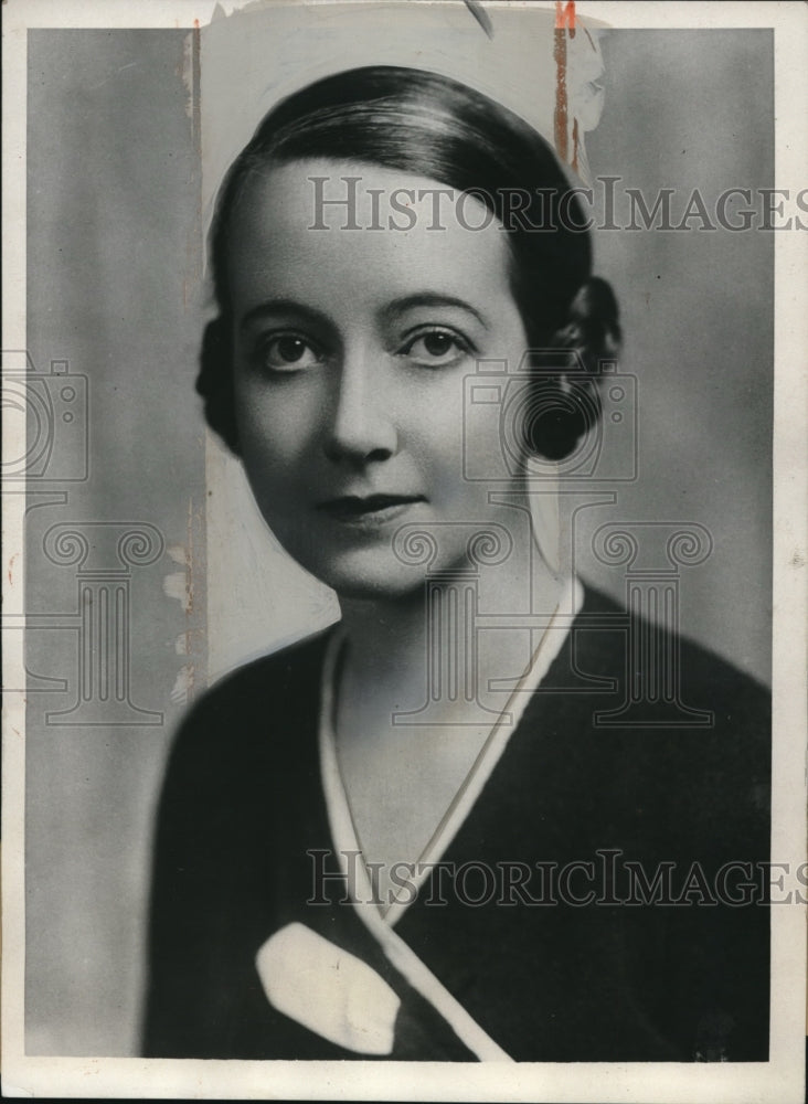 1933 Press Photo Mrs. Laurence Steinhardt, wife of U.S. Ambassador to Sweden