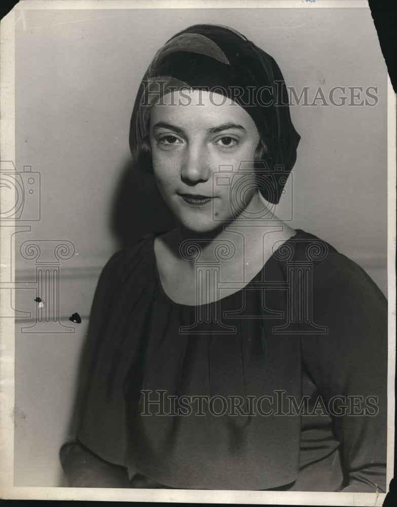 1931 Press Photo Elizabeth Meyer, Daughter of Eugene Meyer & Student at Vassar