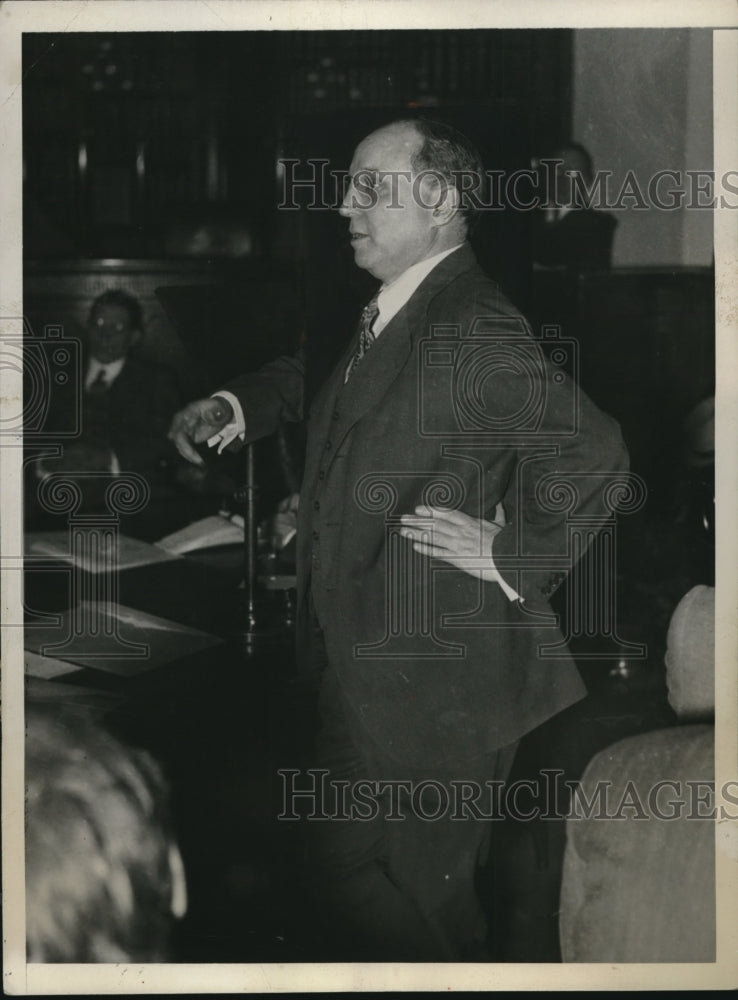 1932 Press Photo Federal Reserve Board Governor Eugene Meyers in DC