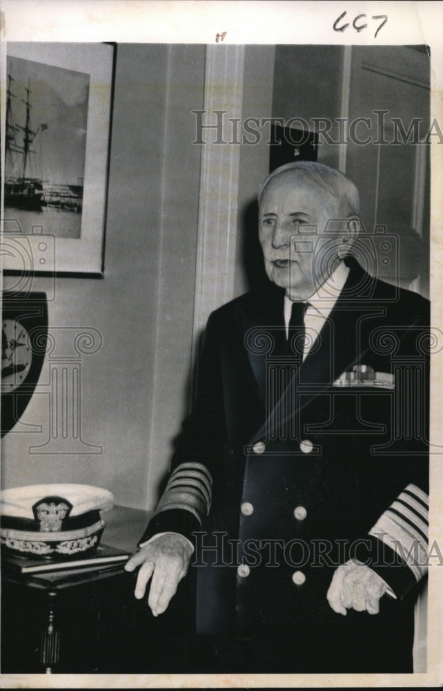 1965 Press Photo Coronado, Calif Adm Richard Harrison Jackson turns 99