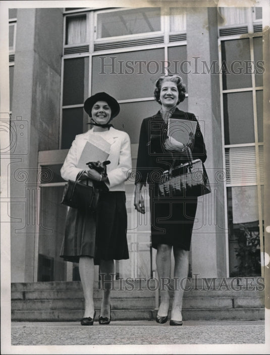 1966 Press Photo Mrs Thomas Johnston, Mrs Richard Kelly, Christ Child Society