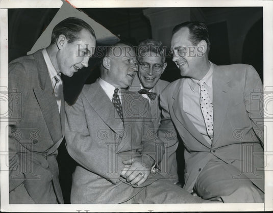 1952 Press Photo Art Summerfield, Robert Humphreys, Wayne Wood, Stan Pratt