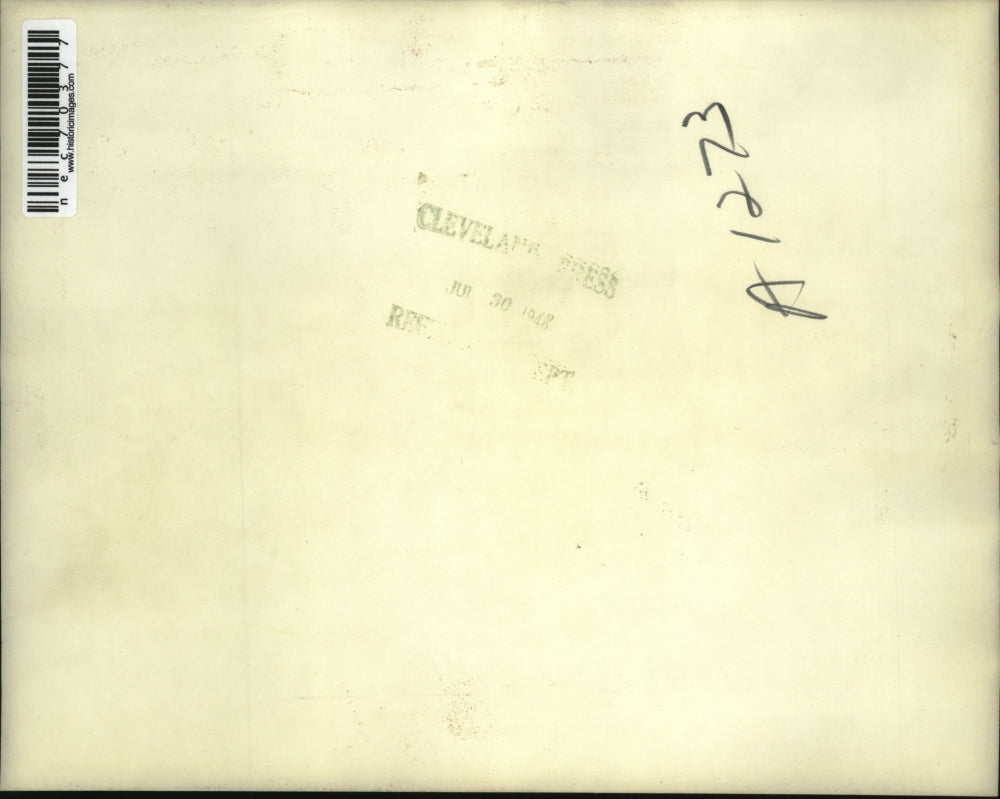 1948 Press Photo Police Battle With Strikers in Dayton, OH