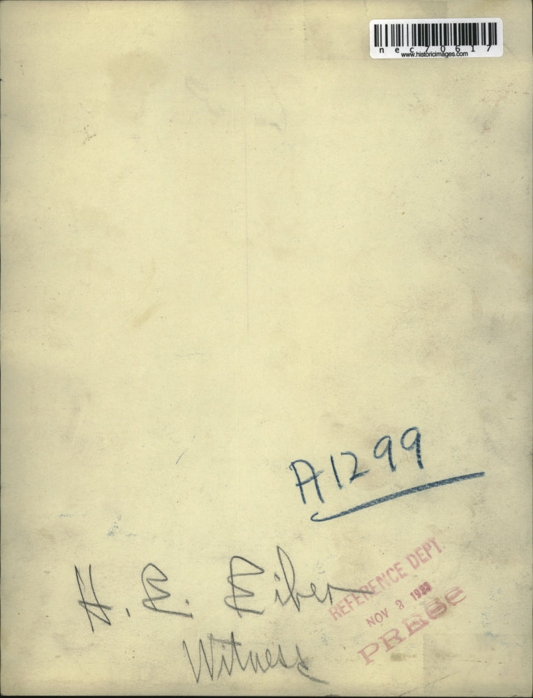 1923 Press Photo H. E. Eiber on the witness stand - nec70617