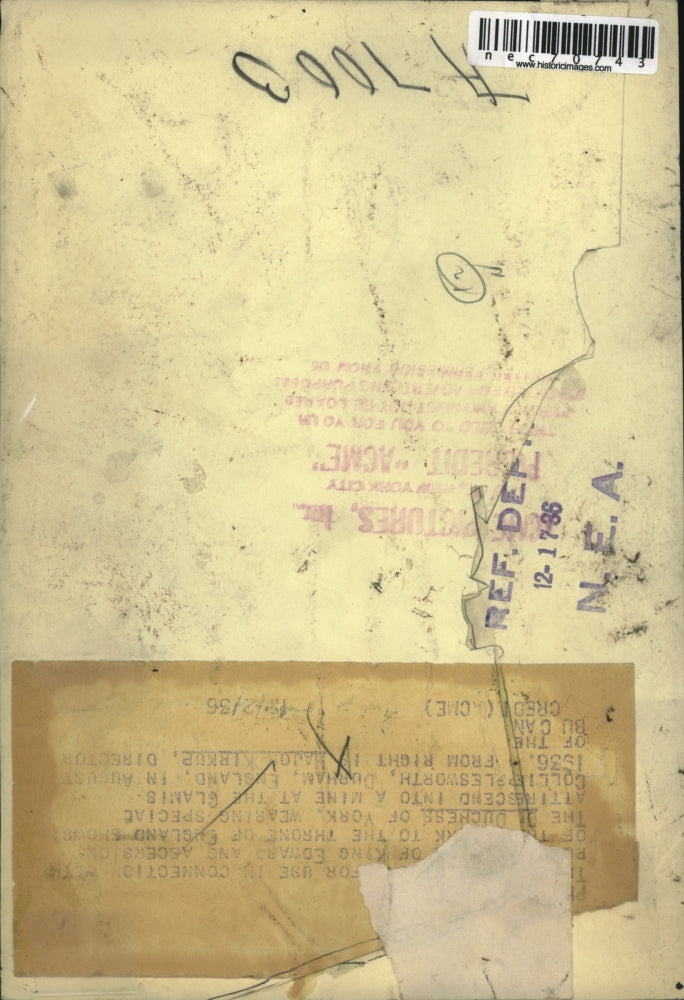 1936 Press Photo Di Duchess & Major Kirkup at Colliers mine