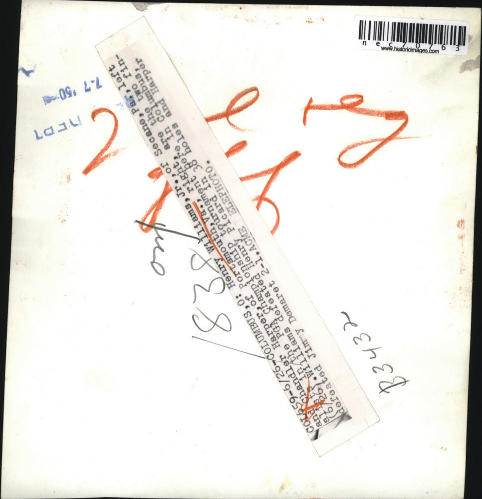 1950 Press Photo Columbus, Ohio Henry Williams Jr, Chandler Harper