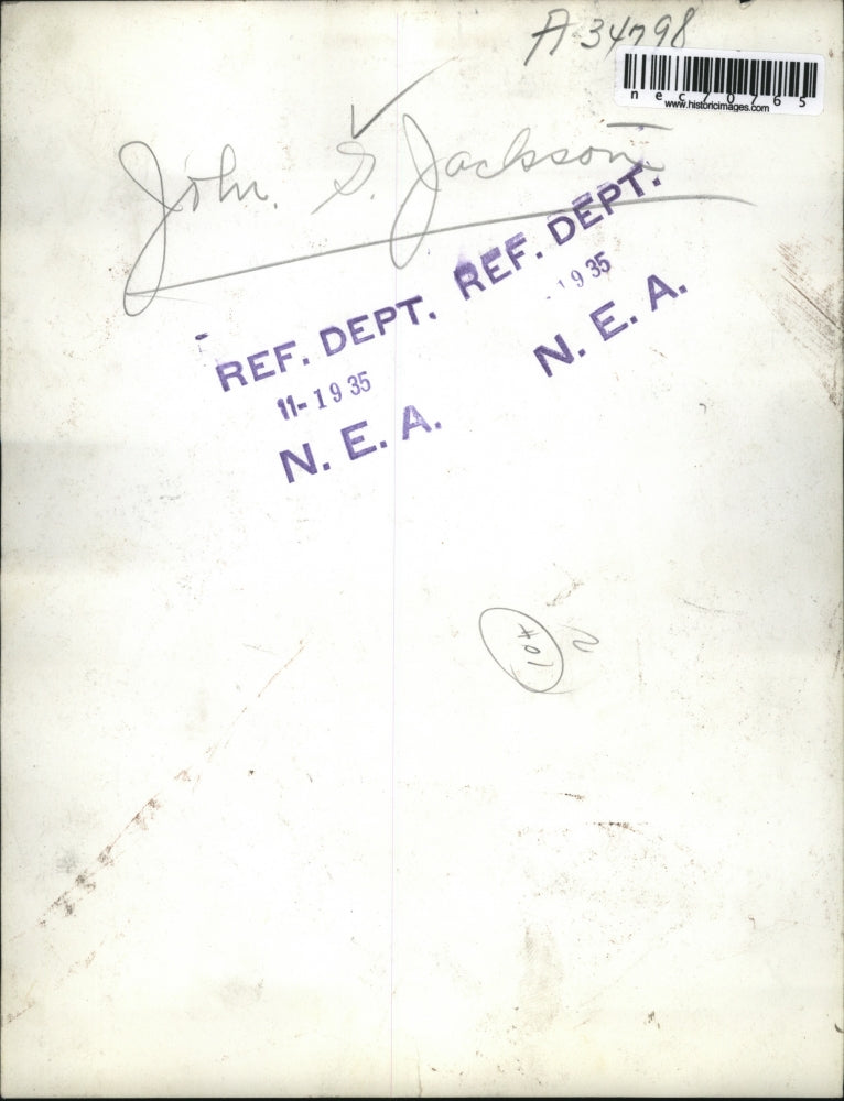 1935 Press Photo John S Jackson in Ohio