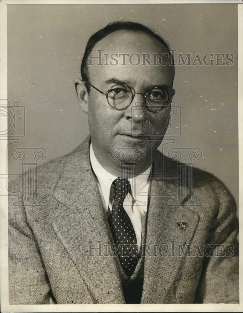 1929 Press Photo George G Schor, mgr editor of Philadelphia Record