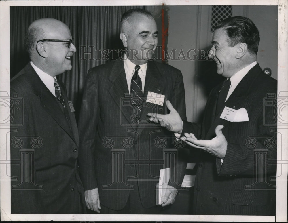 1952 Press Photo Chicago Inter American Assoc, G Martinez,A G Baz, L Franzini