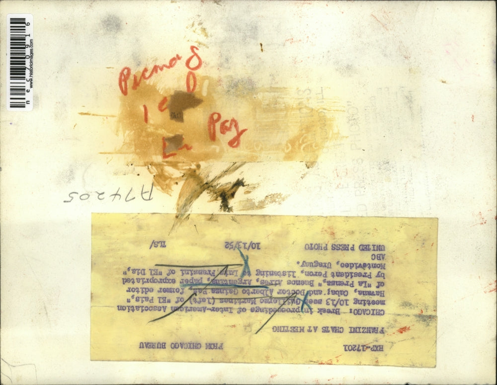 1952 Press Photo Chicago Inter American Assoc, G Martinez,A G Baz, L Franzini