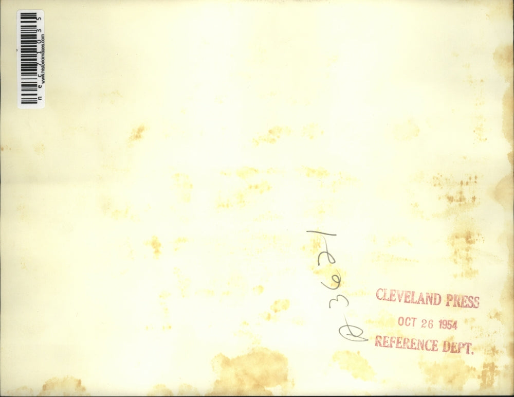 1954 Press Photo Minneapolis, MN firemen battle blaze in downtown area