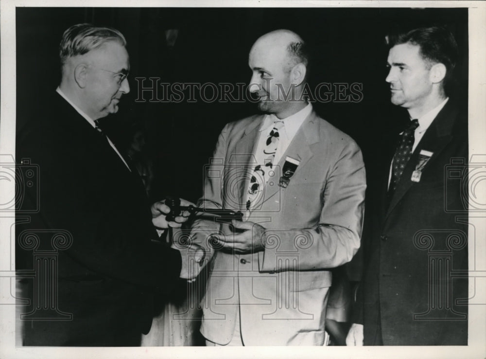 1939 Press Photo EWrie, Pa Henry Squires, Ben K Perry,Pat J Lynch - nec71084