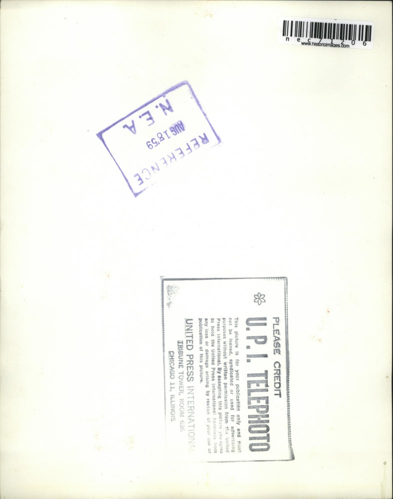 1959 Press Photo Seattle Dudly Nicholls, Boeing Airplane Co engineer - nec71206