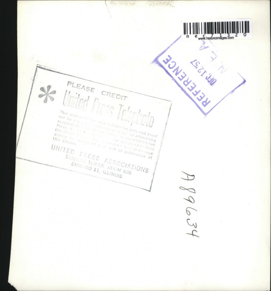 1957 Press Photo Madison, Wis State Treas Warren R Smith before his stroke