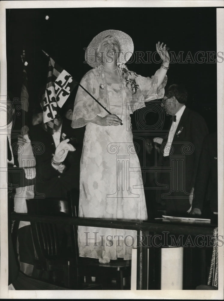 1932 Press Photo Mrs David C Winedrenner, cousin of Md Governor