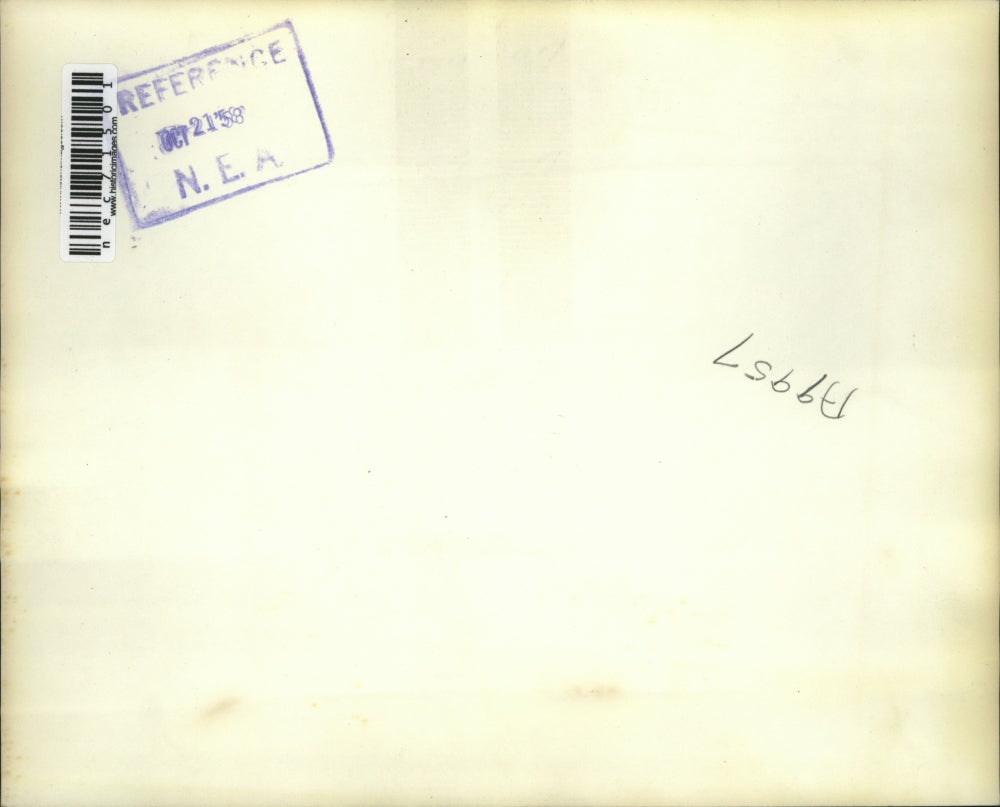 1958 Press Photo Flooded Rio Grande Near Los Ebanos at Ferry Landing