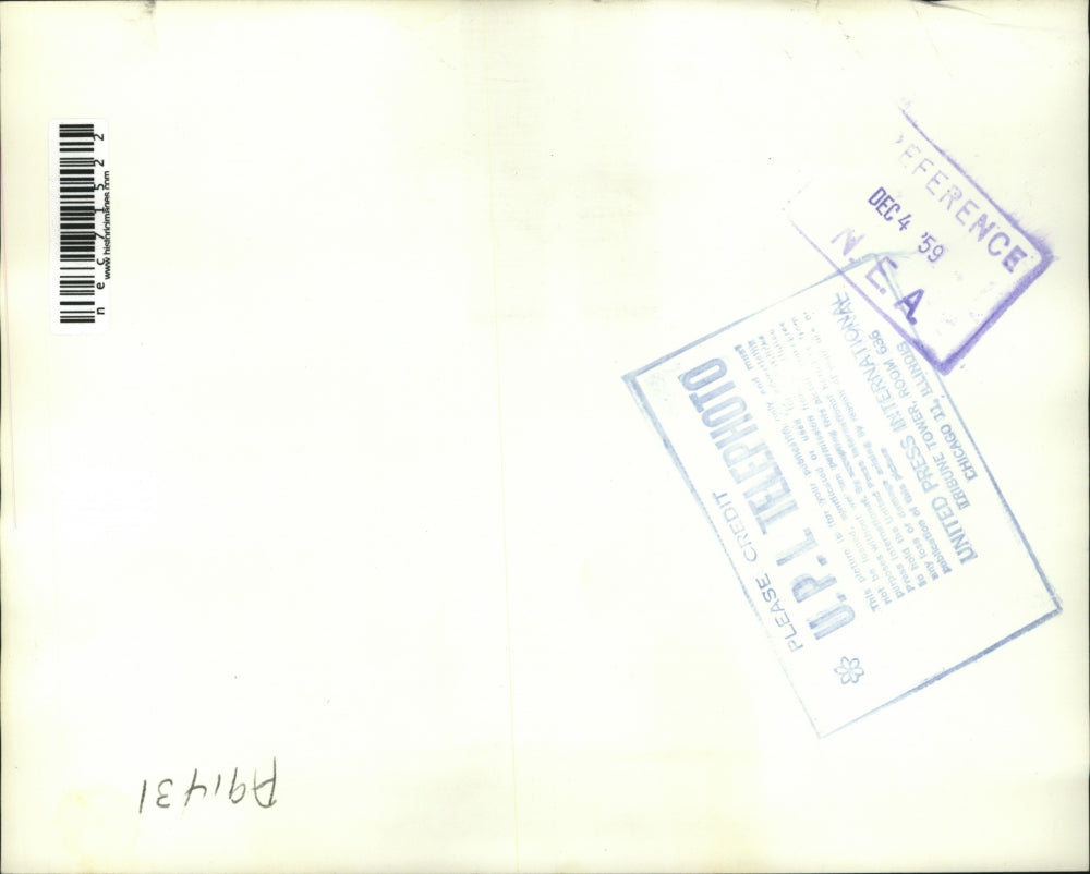 1959 Press Photo Detroit WJBK disc jockey Don McLeod & his family