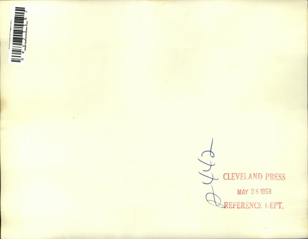 1958 Press Photo A demonstrator in Rome's Jewish community