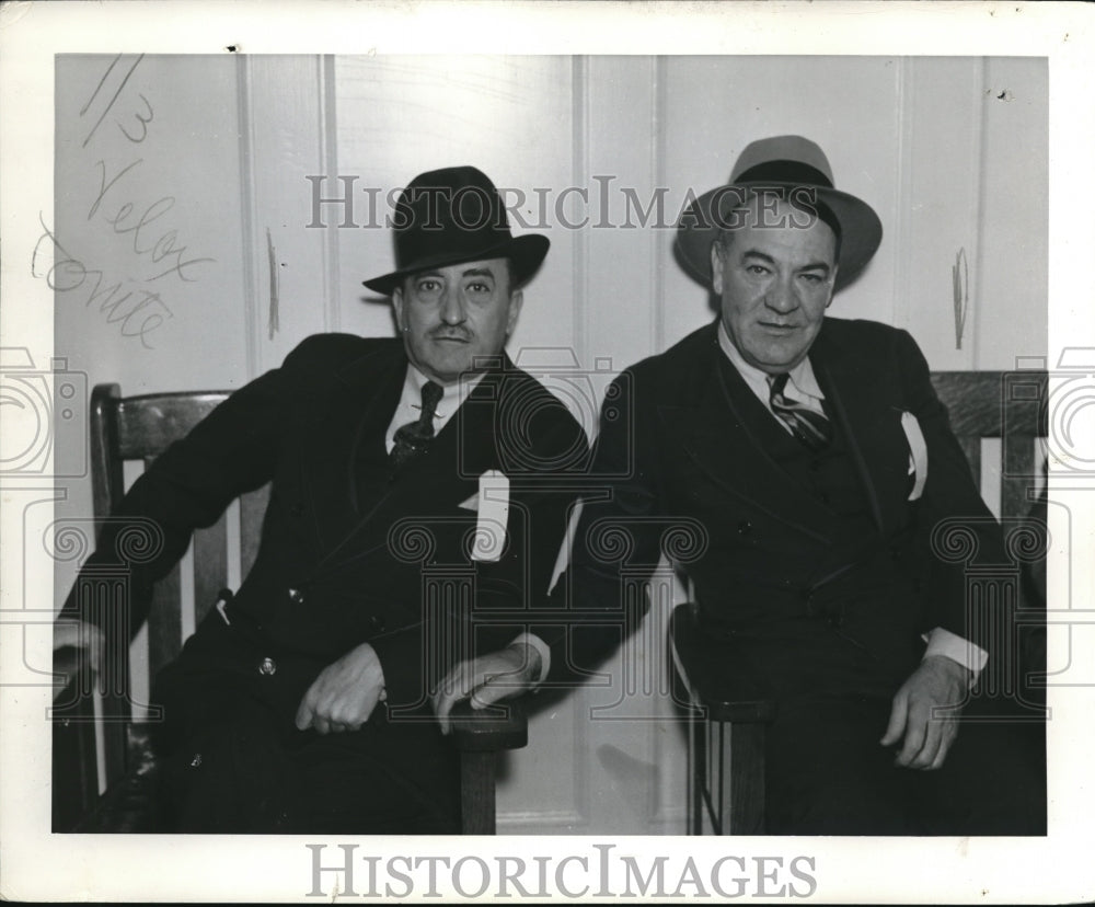 1935 Press Photo Edward McGeody & Gen Hugh Johnson