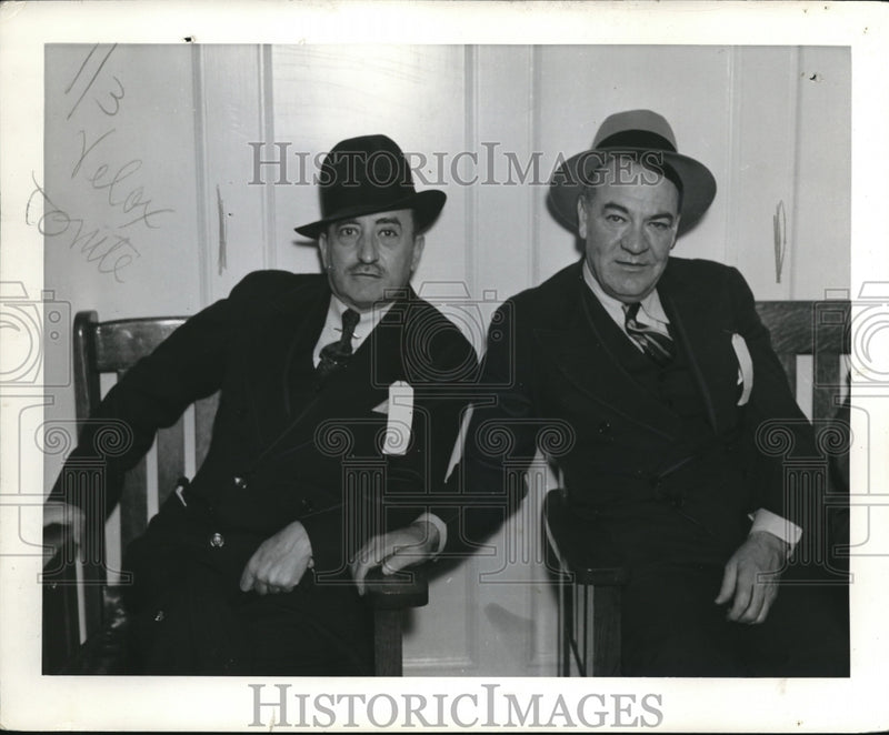 Load image into Gallery viewer, 1935 Press Photo Edward McGeody &amp; Gen Hugh Johnson
