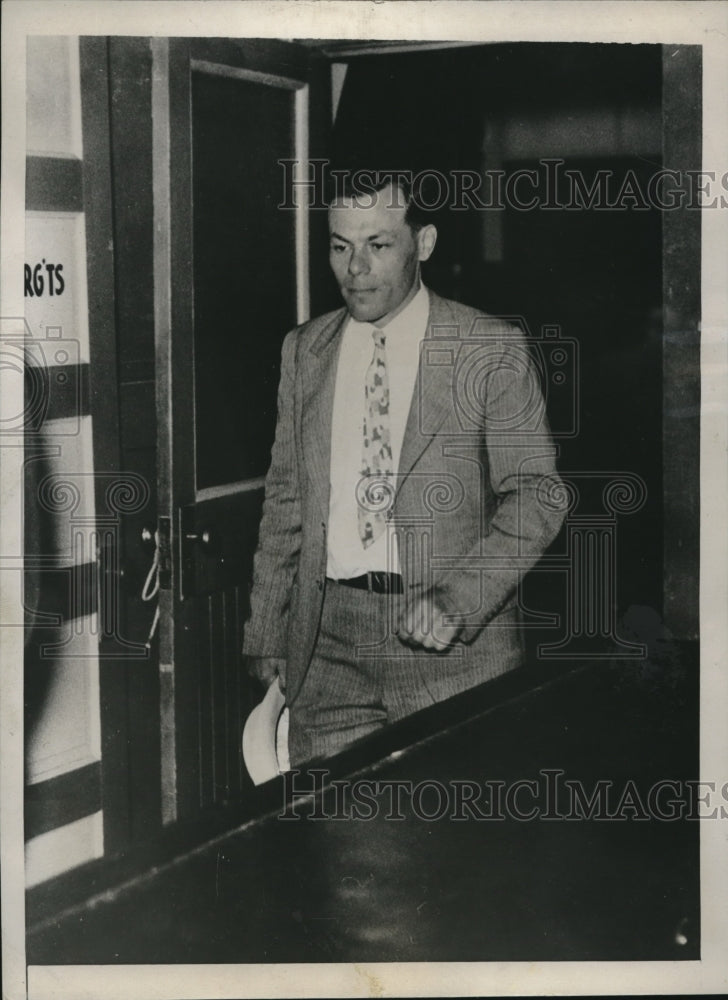 1934 Press Photo Charles Schrager, Phila, Pa attempted murder charges- Historic Images