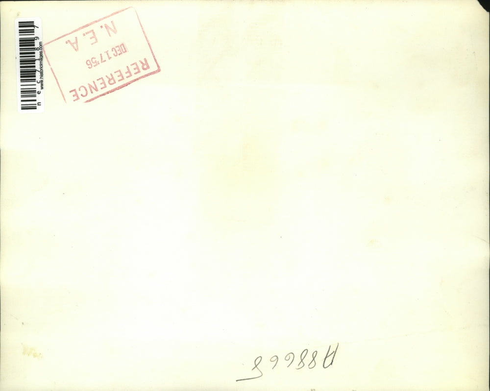 1956 Press Photo Brownsville,TexCoast Guard Cmdt Vice Adm Al Richmond