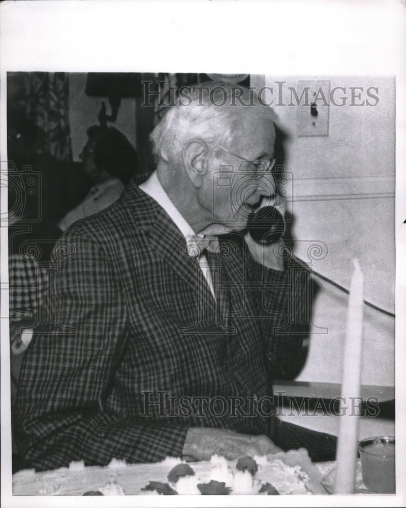 1966 Press Photo Winter Haven, Fla Sherman Evans turns 100 yrs old - nec72061