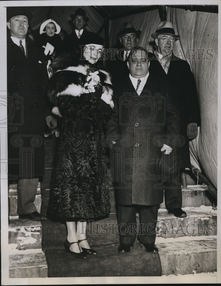 1934 Press Photo Clendinin J Ryan of NYC wed Countess Marie A W Stuppach- Historic Images