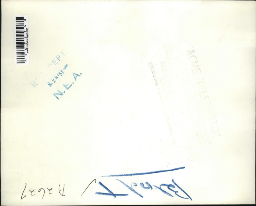 1951 Press Photo Woman Attended to After Injured at Colorado Air Show