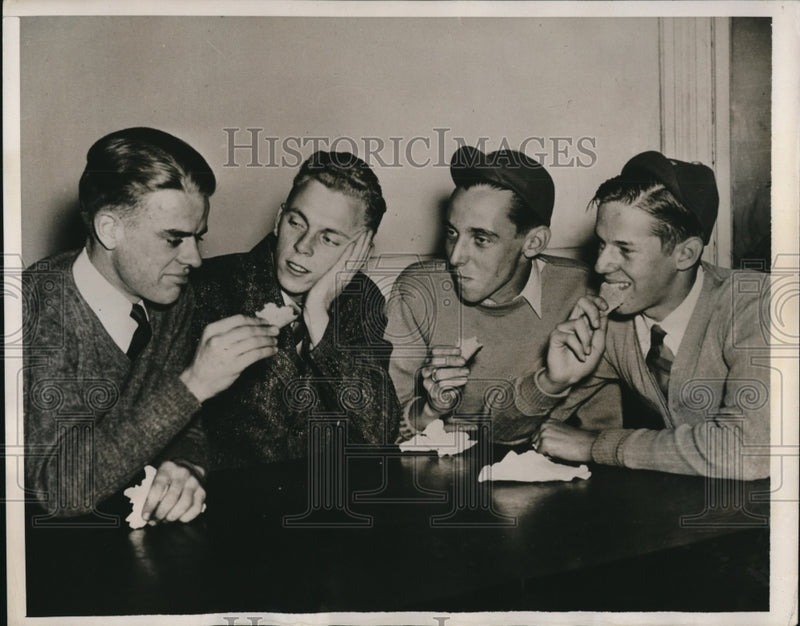 Load image into Gallery viewer, 1939 Press Photo Atlanta, Ga Tech students J Scanlon,H Mayo,G Stribling,
