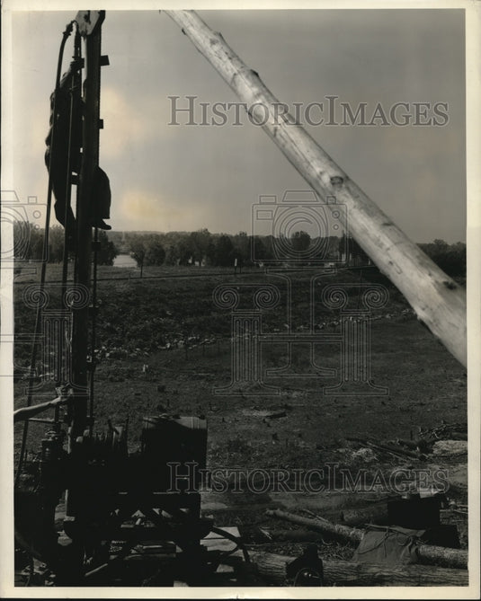 1938 Press Photo Gilbertsville Dam on the TN River built by TVA