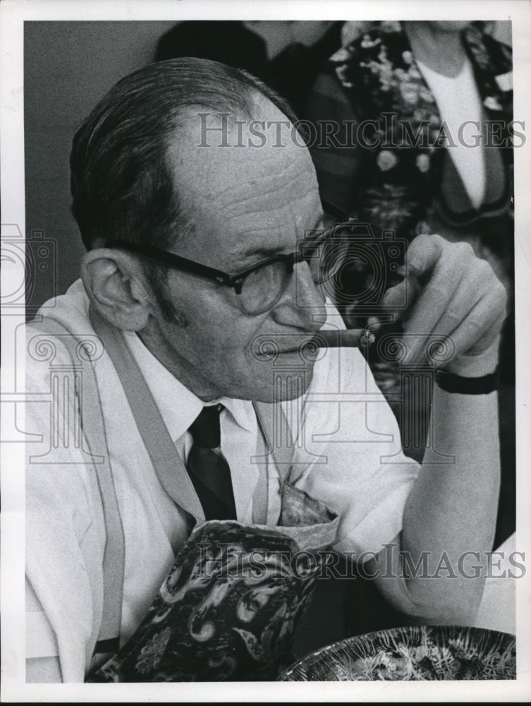 Press Photo Alfred Selman at Golden Agers Community Center in Cleveland, Ohio