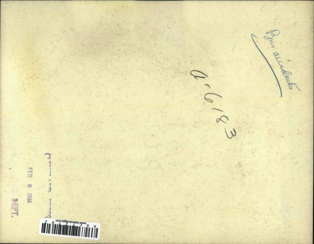 1946 Press Photo Cinncinati, Ohio Greyhound bus crash injured 17 people