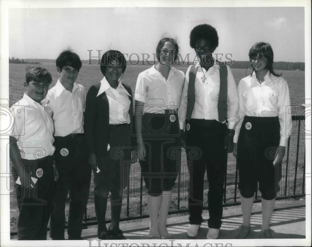Press Photo Music Camp Winners, Meyerson, Talbot, Stevermann, Fletcher