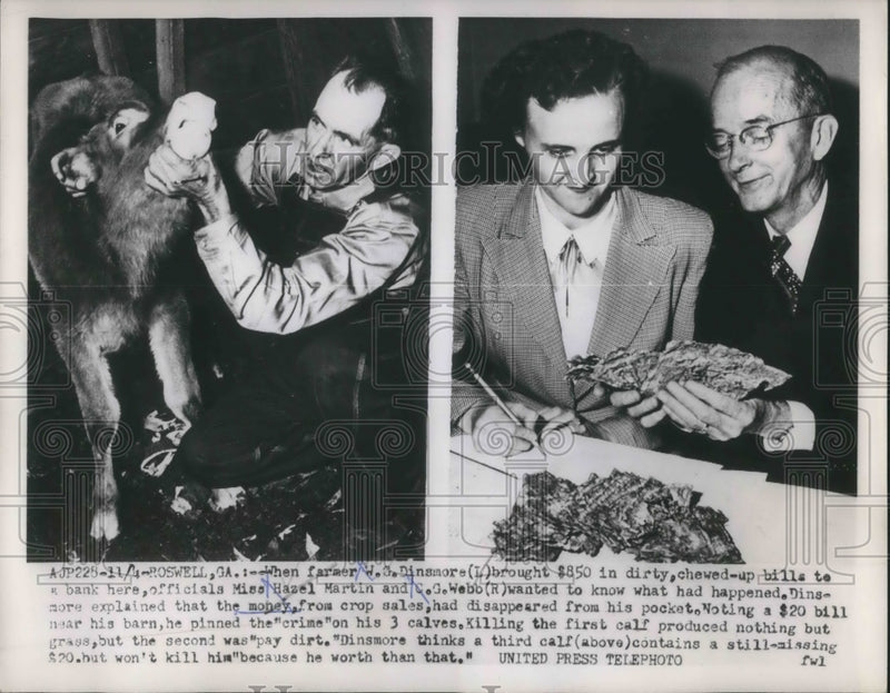 Load image into Gallery viewer, 1953 Press Photo Roswell, Gafarmer WG DInsmore, H Martin, CG Webb
