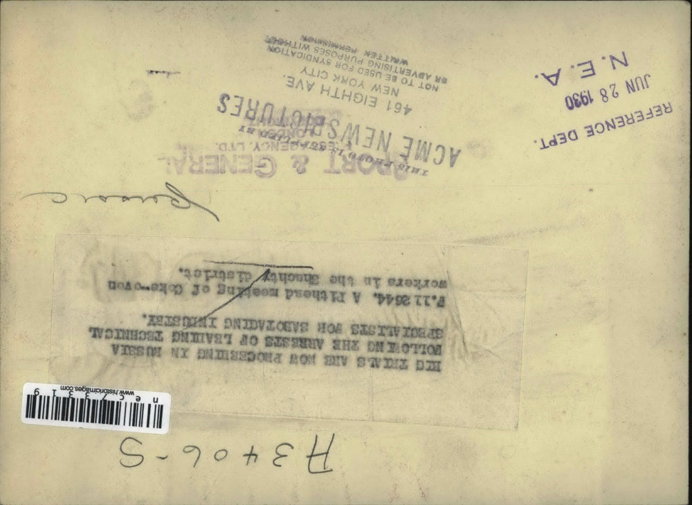 1930 Press Photo Shachty district of Russia, coke oven workers at mine