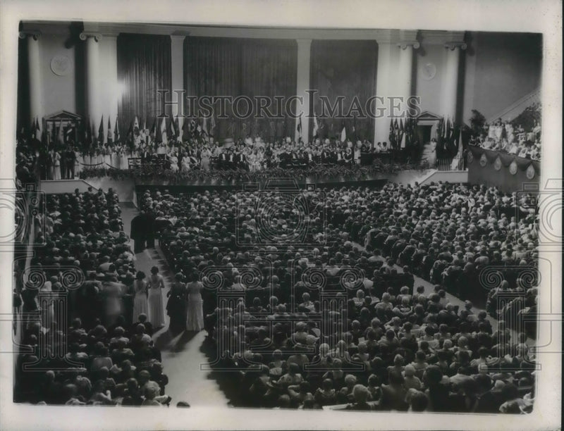 Load image into Gallery viewer, 1938 Press Photo DC Continental Hall 47th Congress of the D.A.R.

