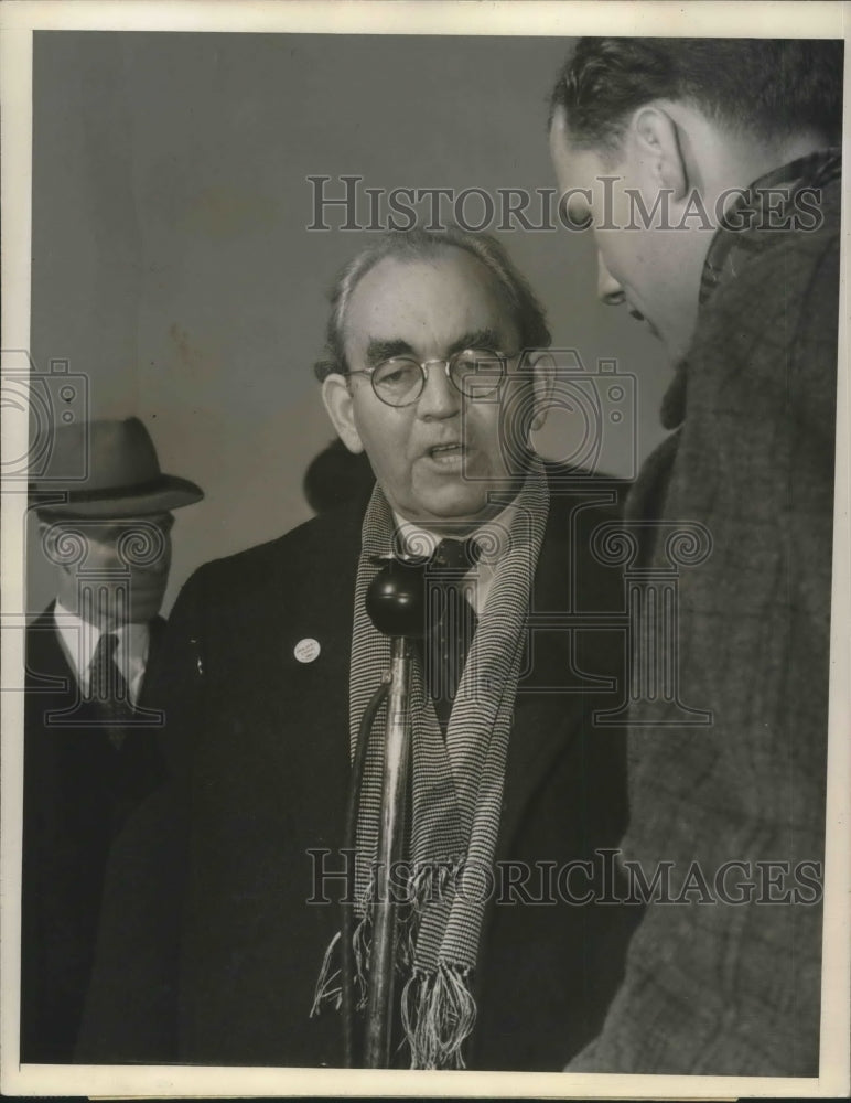 1939 Press Photo Burbank, Calif Tom Mooney to speak at meeting in LA